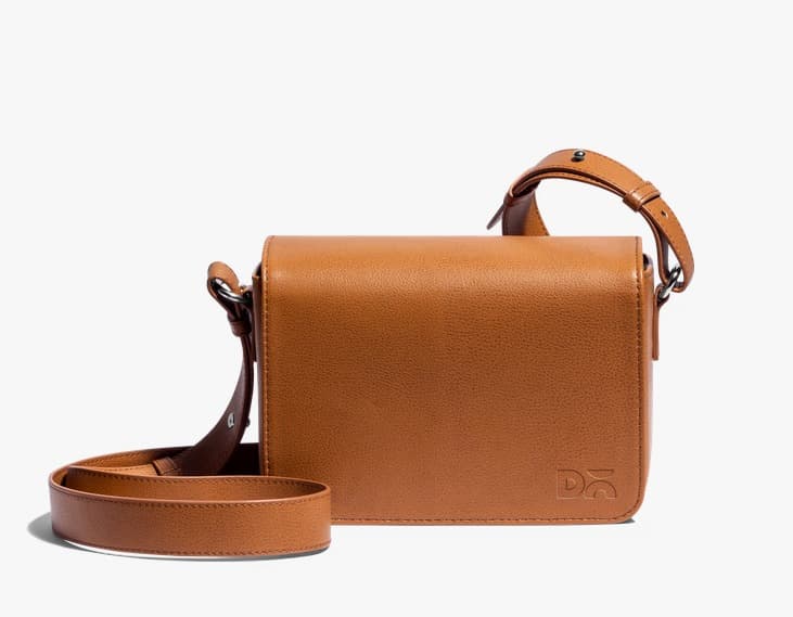 Tan - Sol Box Shoulder Bag - 1