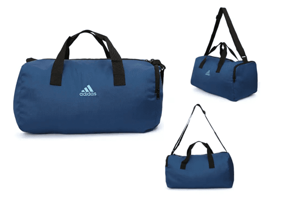 Unisex Blue Polyester Duffle Bag - 1